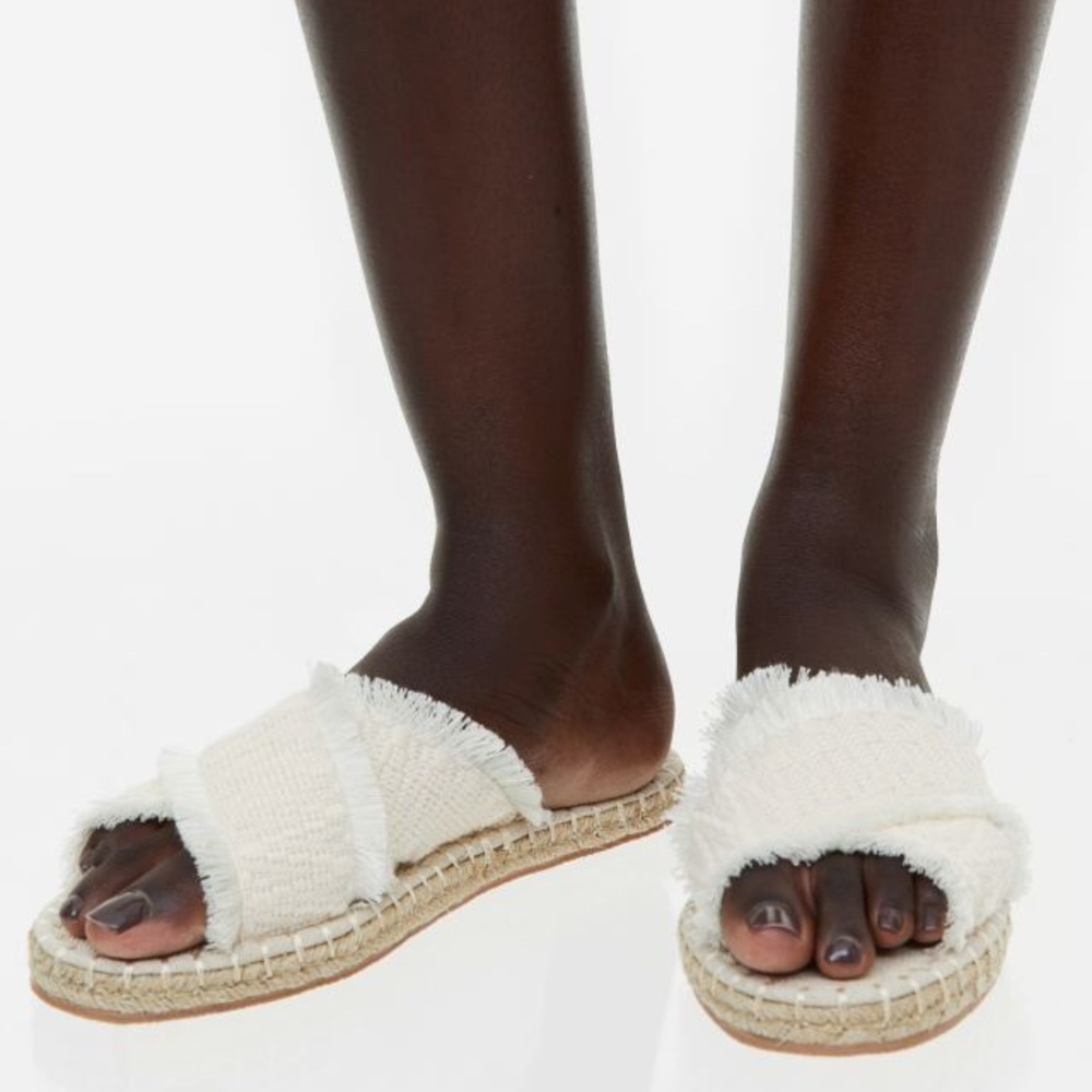 H&M White Sandals
